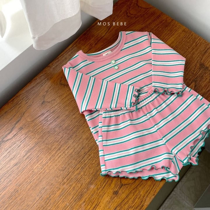 Mos Bebe - Korean Baby Fashion - #babywear - Lollipop Top Bottom Set - 10