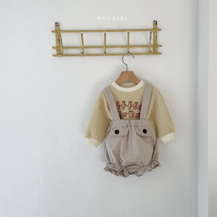 Mos Bebe - Korean Baby Fashion - #smilingbaby - Frill Bloomers Dungarees - 7