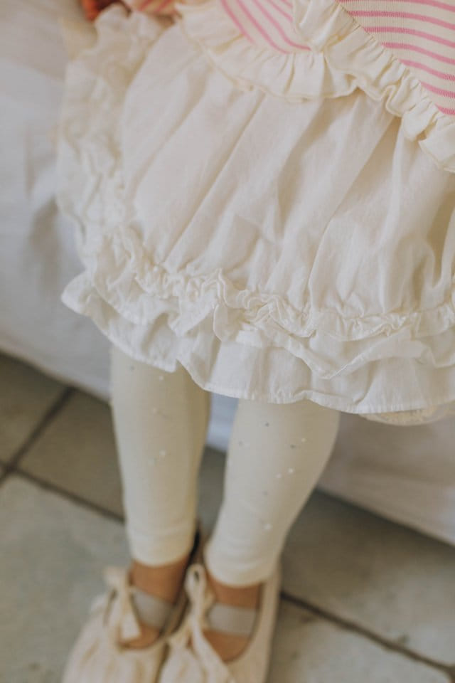 Mumunbaba - Korean Children Fashion - #Kfashion4kids - Ballet Cubic Leggings - 3