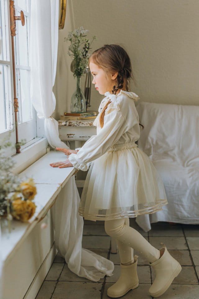 Mumunbaba - Korean Children Fashion - #childofig - Jane Shirring Tee - 4