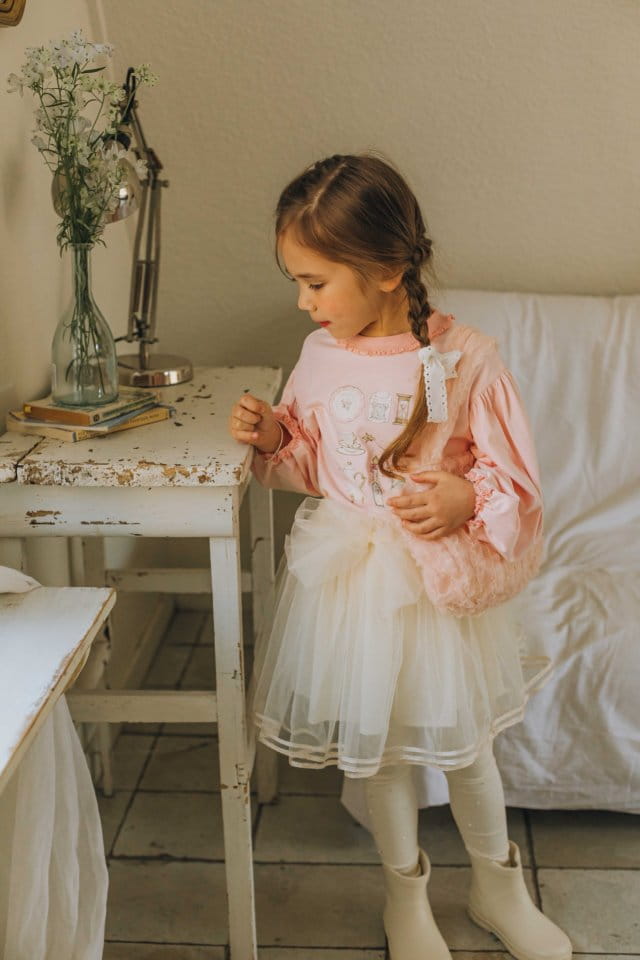Mumunbaba - Korean Children Fashion - #childrensboutique - PoPo Mesh Skirt - 3