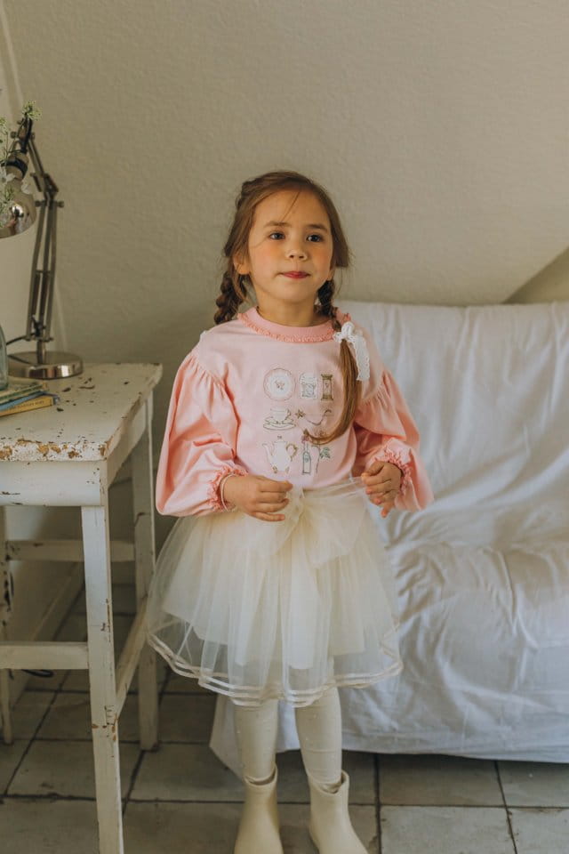 Mumunbaba - Korean Children Fashion - #childrensboutique - PoPo Mesh Skirt - 4