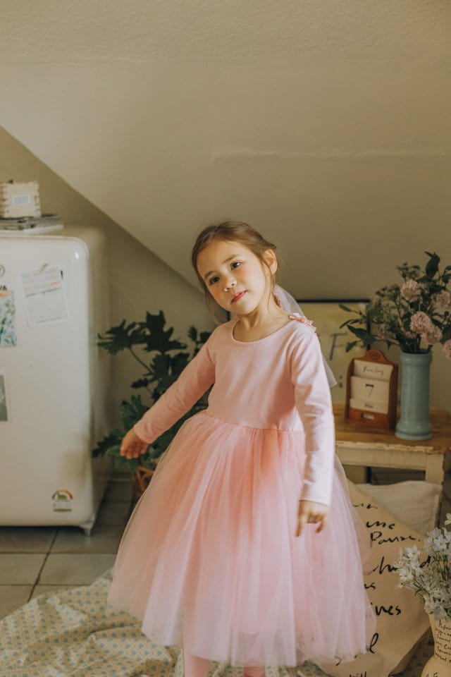 Mumunbaba - Korean Children Fashion - #designkidswear - Ballet Frill One-Piece - 2