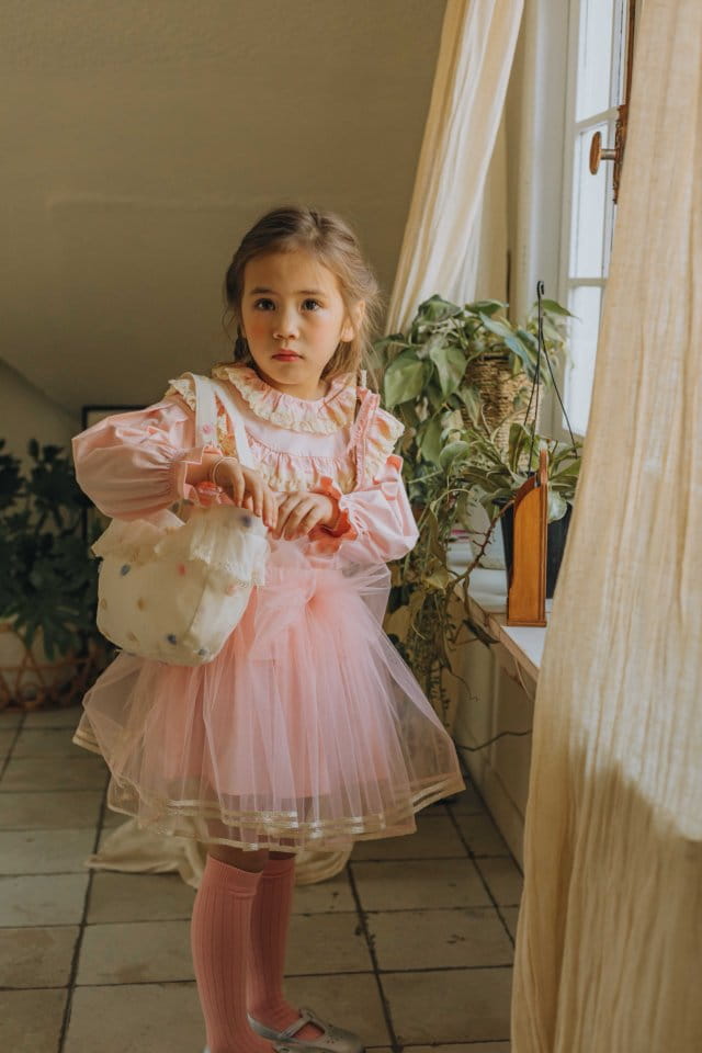 Mumunbaba - Korean Children Fashion - #discoveringself - Jane Shirring Tee - 6