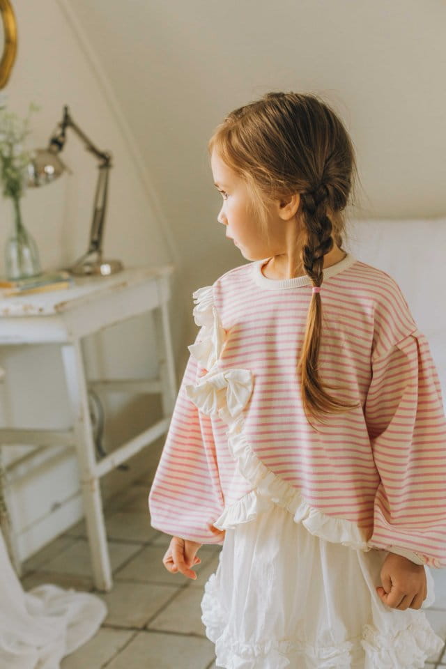 Mumunbaba - Korean Children Fashion - #designkidswear - Minute Ribbon Tee - 4