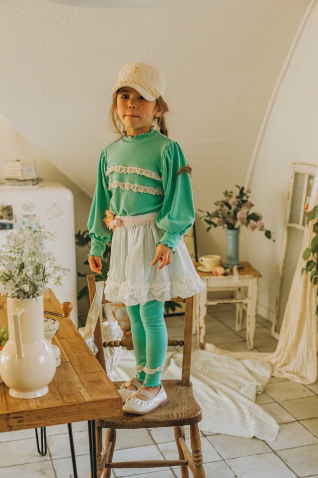 Mumunbaba - Korean Children Fashion - #discoveringself - Low White Skirt