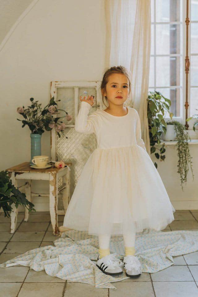 Mumunbaba - Korean Children Fashion - #kidsstore - Ballet Frill One-Piece - 6