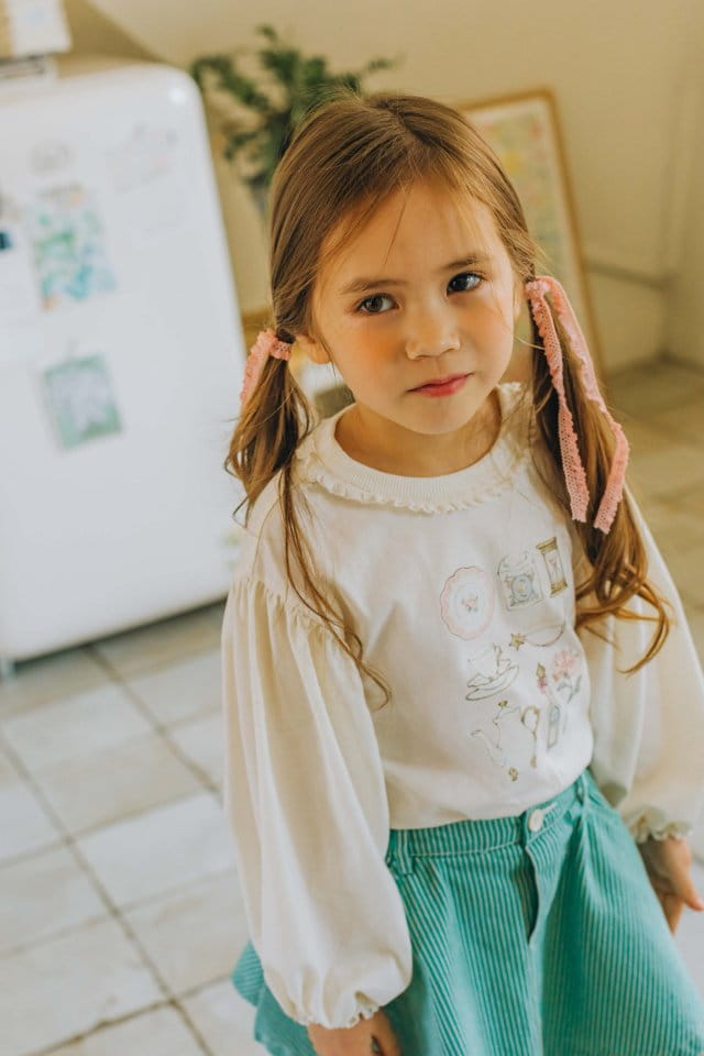 Mumunbaba - Korean Children Fashion - #kidsstore - Ellina Paint Tee - 2