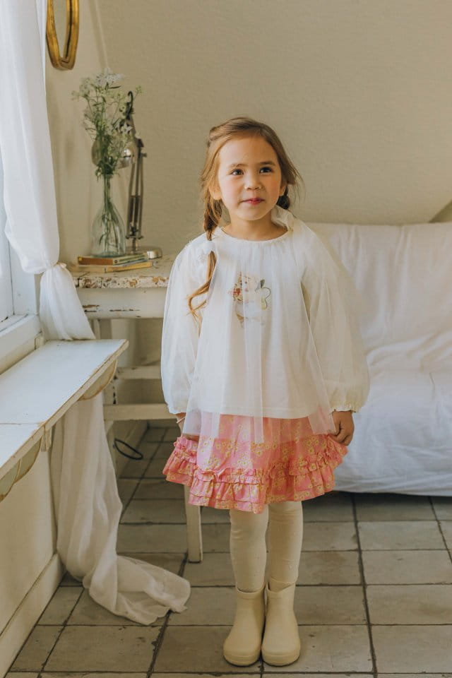 Mumunbaba - Korean Children Fashion - #kidsstore - Low Flower Skirt - 5