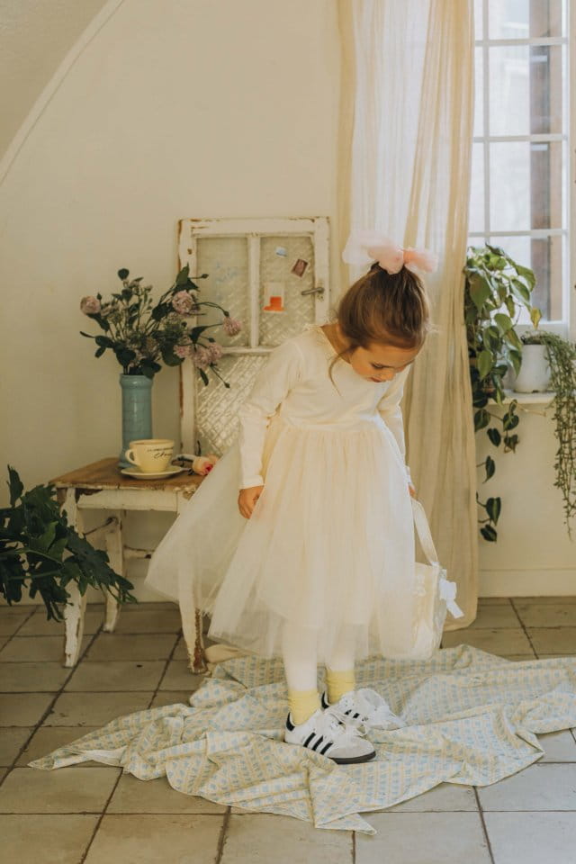 Mumunbaba - Korean Children Fashion - #kidzfashiontrend - Ballet Frill One-Piece - 7