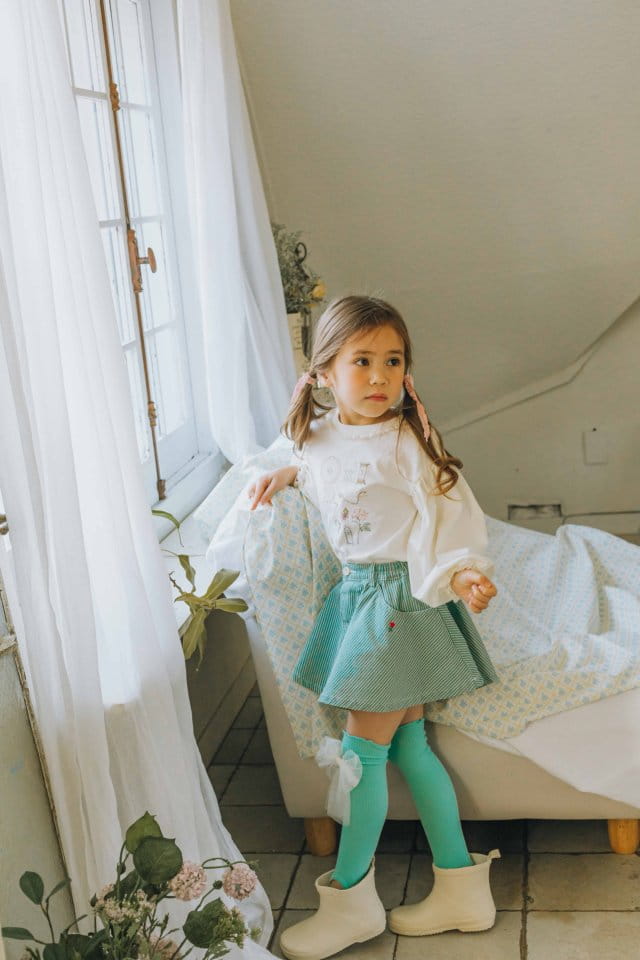 Mumunbaba - Korean Children Fashion - #kidzfashiontrend - Ellina Paint Tee - 3