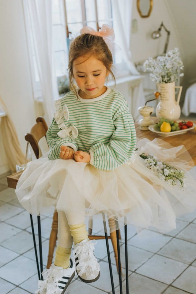 Mumunbaba - Korean Children Fashion - #kidzfashiontrend - Ballet Cubic Leggings - 2