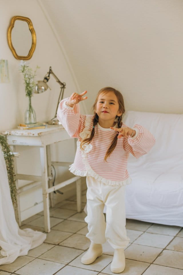 Mumunbaba - Korean Children Fashion - #littlefashionista - Jane Pearl Jogger Pants - 3