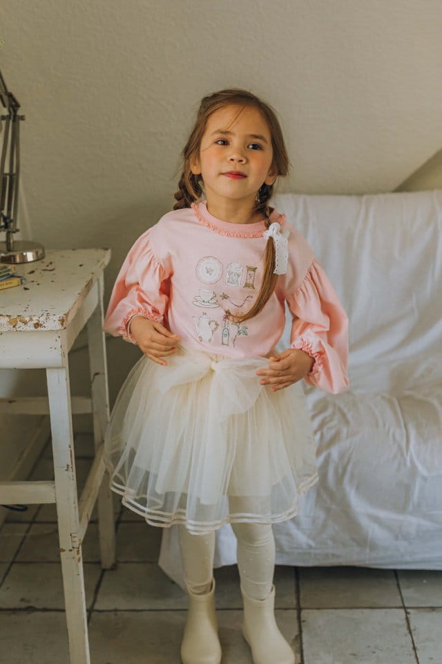 Mumunbaba - Korean Children Fashion - #magicofchildhood - Ellina Paint Tee - 6