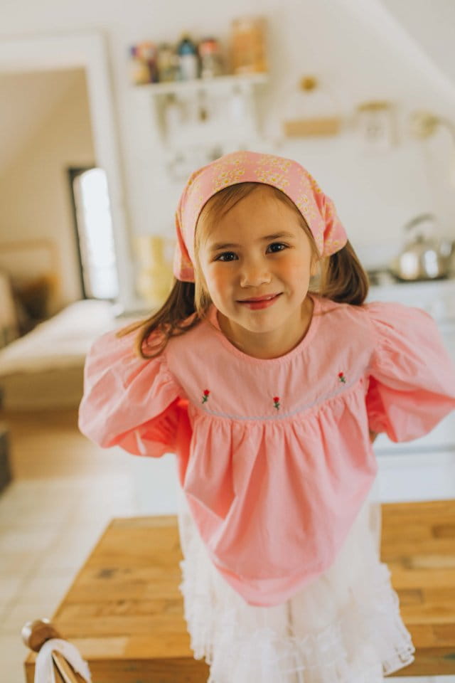 Mumunbaba - Korean Children Fashion - #stylishchildhood - Low Embroider Blouse - 5