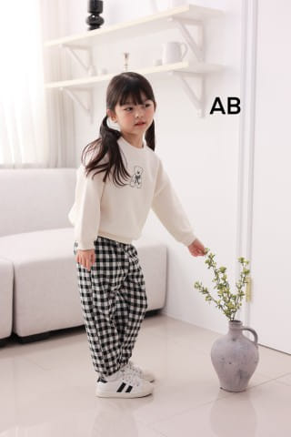 Muy Bien - Korean Children Fashion - #Kfashion4kids - Check Sausage Pants - 3