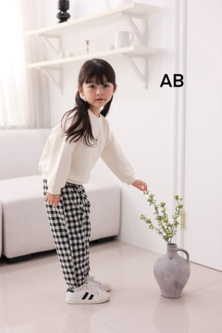 Muy Bien - Korean Children Fashion - #discoveringself - Check Bear Sweatshirt - 8