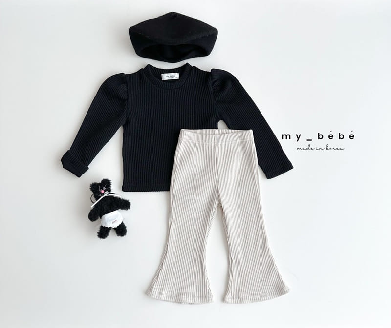 My Bebe - Korean Children Fashion - #kidsstore - Tight Boots Cut Pants - 5