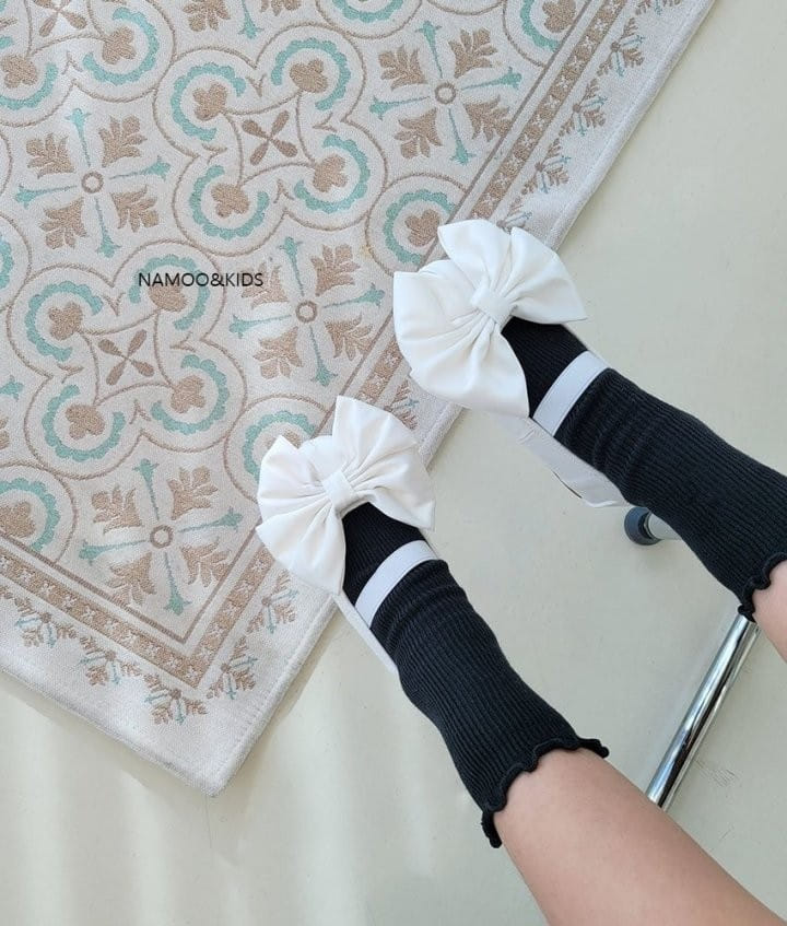 Namoo & Kids - Korean Children Fashion - #kidzfashiontrend - Satin Ribbon Mary Janes - 10