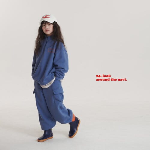 Navi - Korean Children Fashion - #magicofchildhood - Joyful Half Zip Up