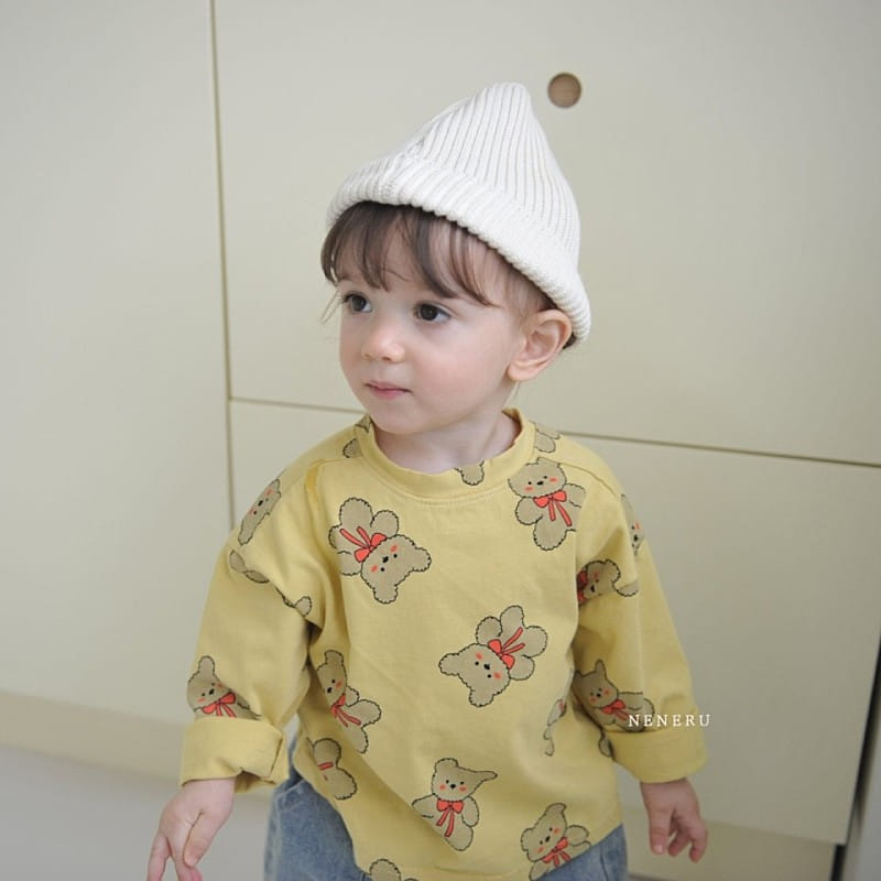 Neneru - Korean Baby Fashion - #babyoninstagram - Baby Bear Tee - 4