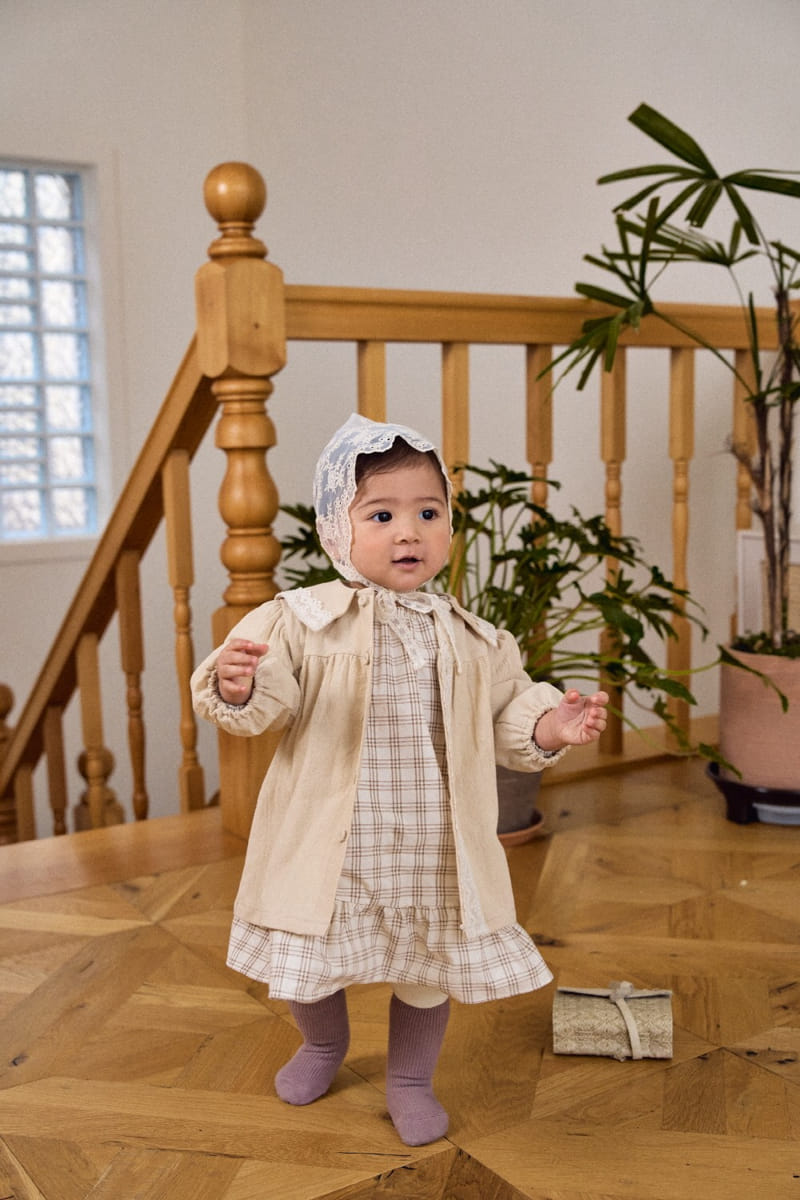 Neneru - Korean Baby Fashion - #babywear - Rose Cross Stitch Top Bottom Set - 10