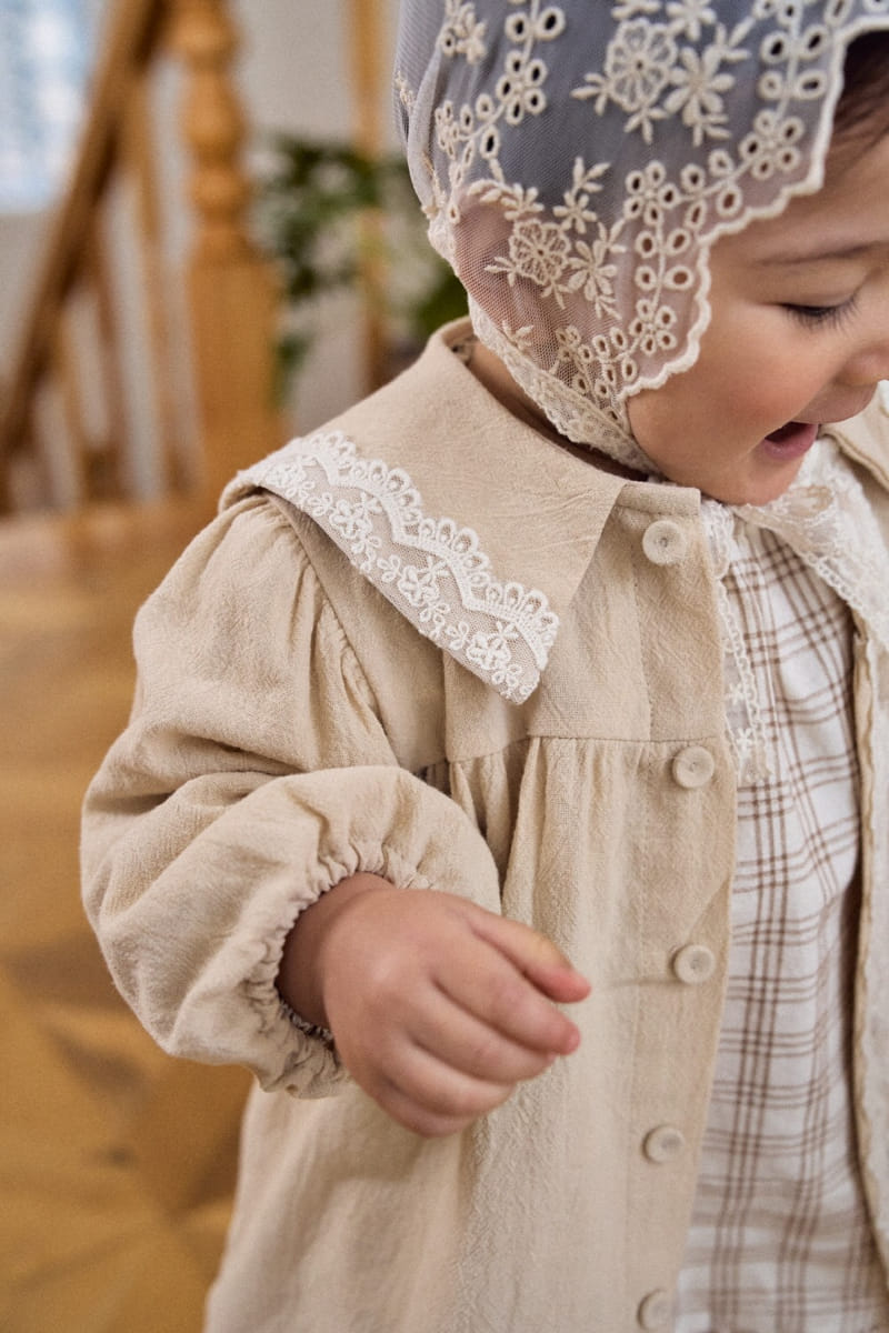 Neneru - Korean Baby Fashion - #onlinebabyboutique - Rose Cross Stitch Top Bottom Set - 11