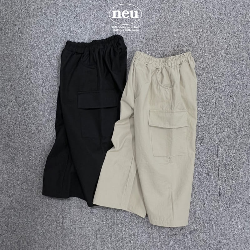 Neu - Korean Children Fashion - #Kfashion4kids - Wide Cargo Pants - 2