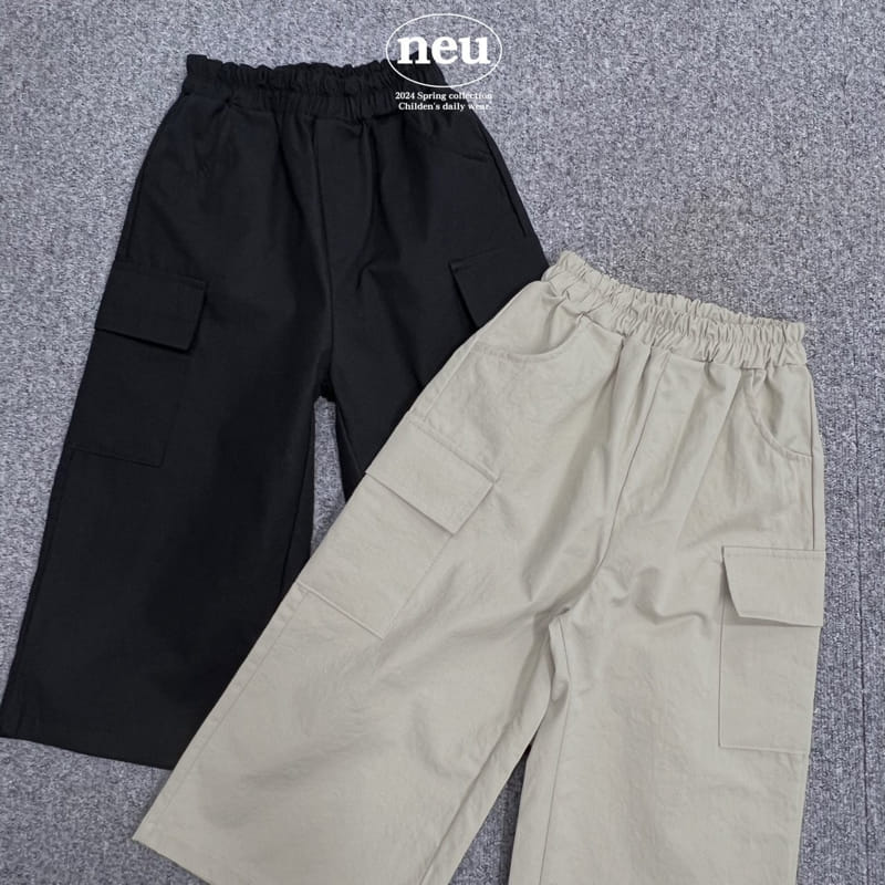 Neu - Korean Children Fashion - #kidzfashiontrend - Wide Cargo Pants