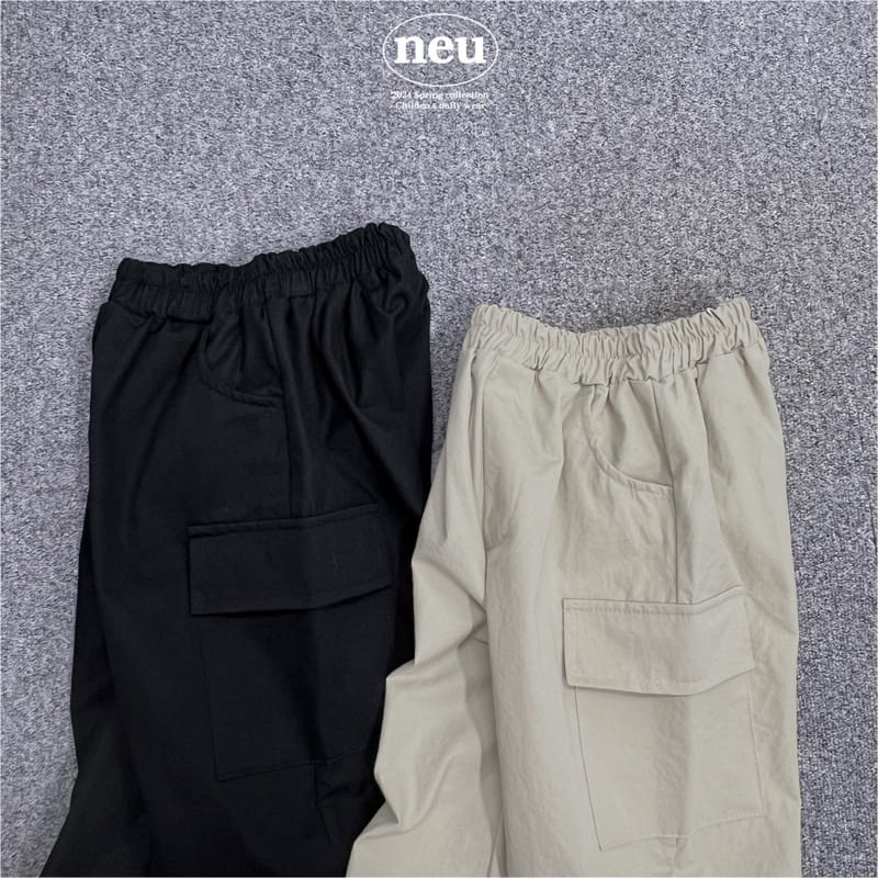 Neu - Korean Children Fashion - #littlefashionista - Wide Cargo Pants - 4