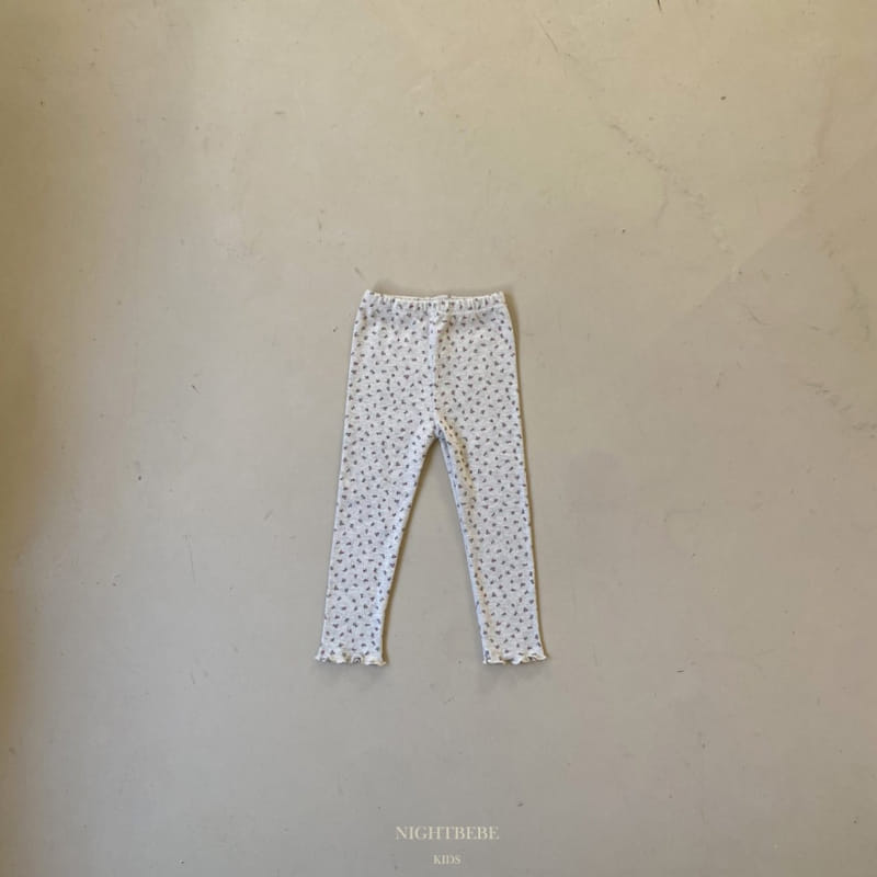 Night Bebe - Korean Children Fashion - #discoveringself - Eyelet Terry Leggigns - 7