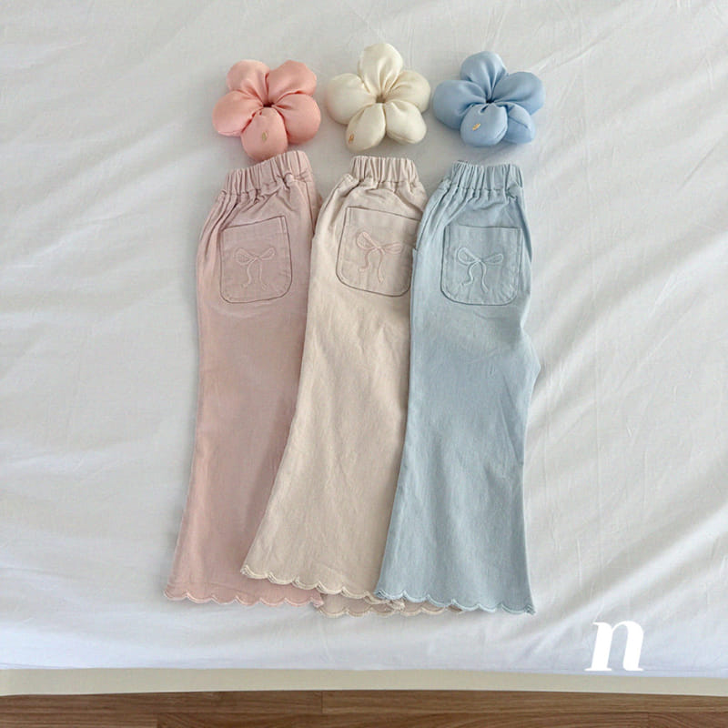 Ninibello - Korean Children Fashion - #childofig - Cha Cha Ribbon Boots Cut Pants - 11