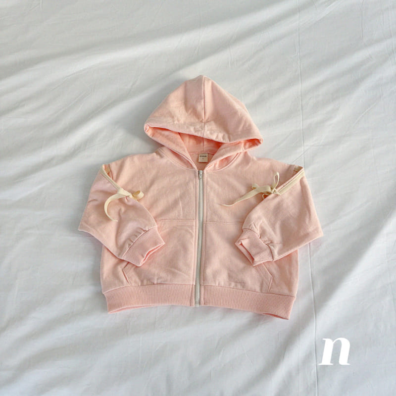 Ninibello - Korean Children Fashion - #fashionkids - Hey Ribbon Hoody Jacket - 4