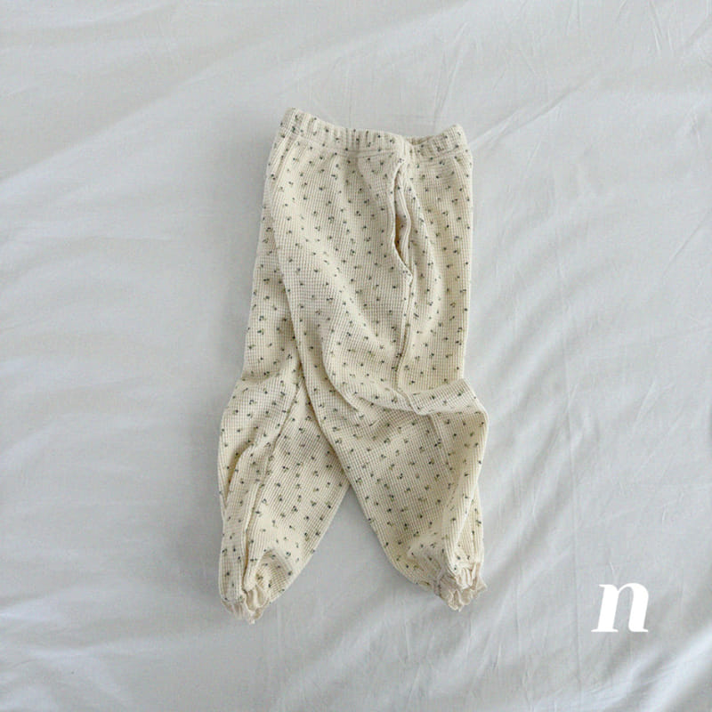 Ninibello - Korean Children Fashion - #kidsshorts - Flower Waffle Pants - 3