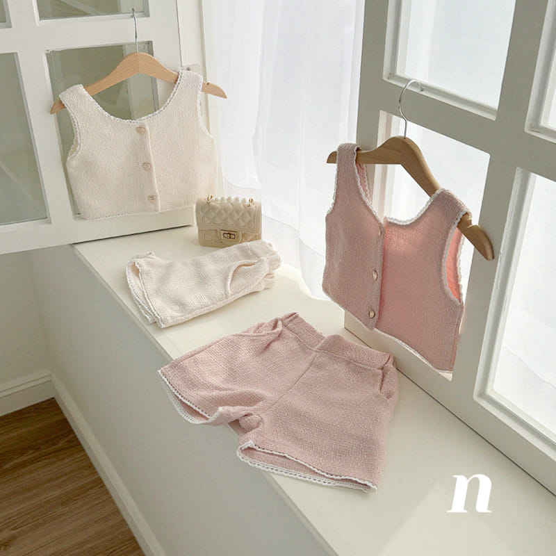 Ninibello - Korean Children Fashion - #toddlerclothing - Ang Tweed Bustier - 2