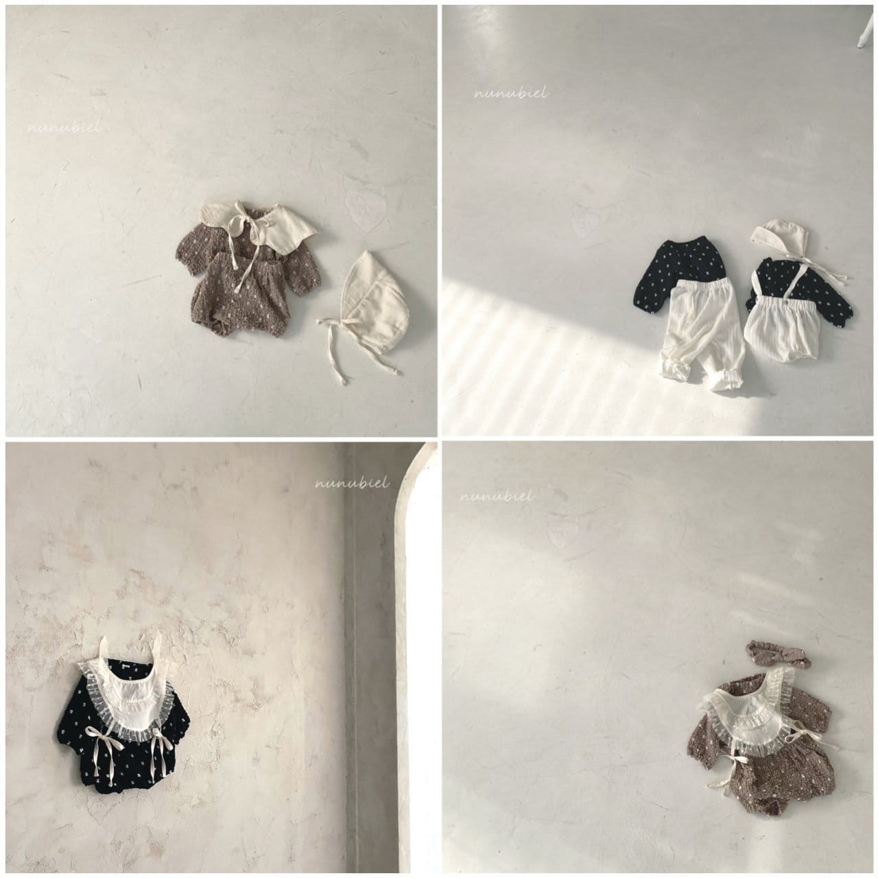Nunubiel - Korean Baby Fashion - #babyboutique - Bebe Dot Blouse Bloomers Set - 2