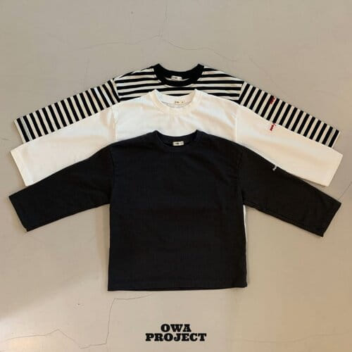 O Wa - Korean Children Fashion - #childofig - Single Embroidery Tee