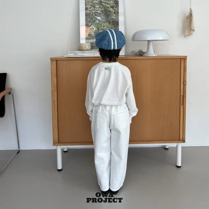 O Wa - Korean Children Fashion - #Kfashion4kids - Slit Denim Pants - 4