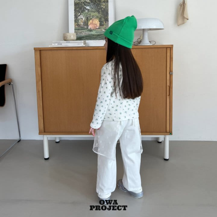 O Wa - Korean Children Fashion - #minifashionista - Slit Denim Pants - 6