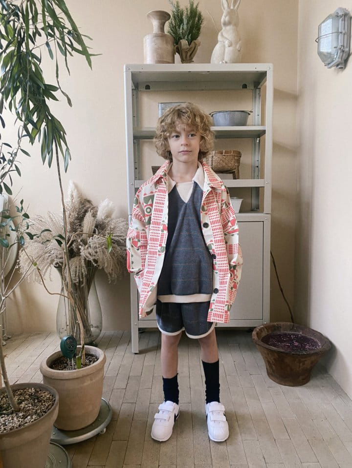 Ojodepapa - Korean Children Fashion - #kidsshorts - Tess Top Bottom Set - 8