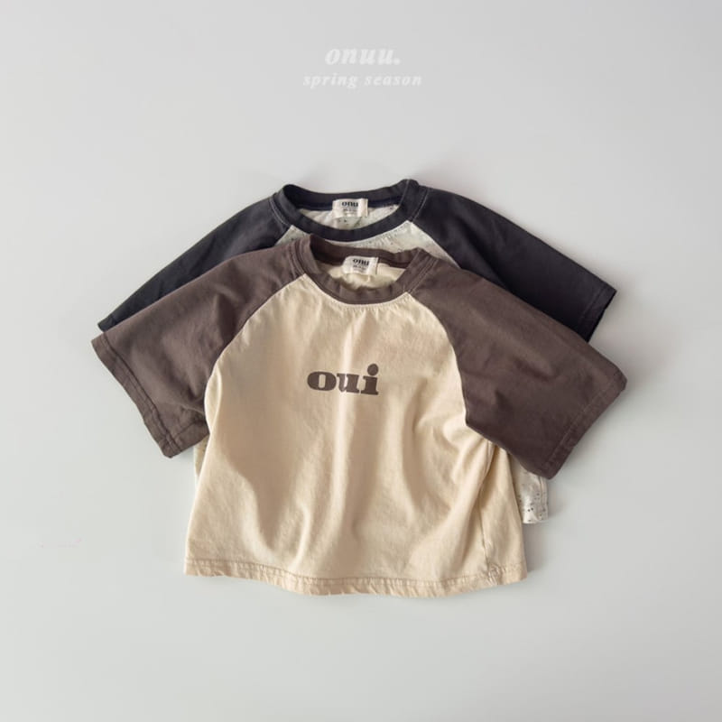 Onu - Korean Children Fashion - #Kfashion4kids - Oui Raglan Tee - 8