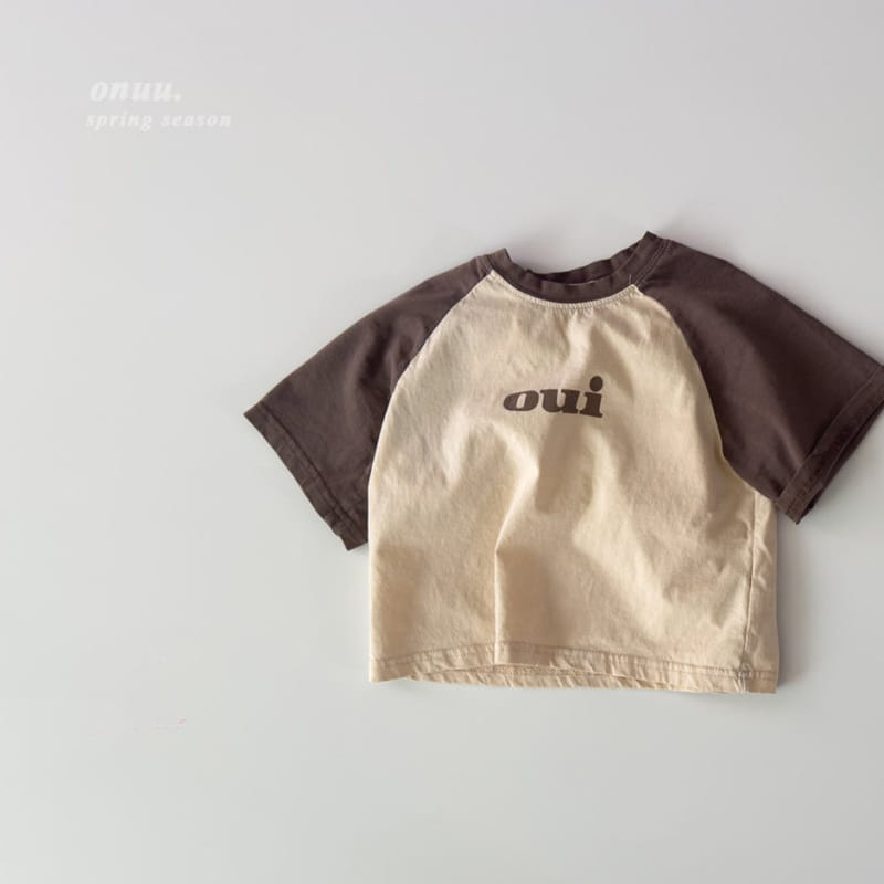 Onu - Korean Children Fashion - #designkidswear - Oui Raglan Tee - 2