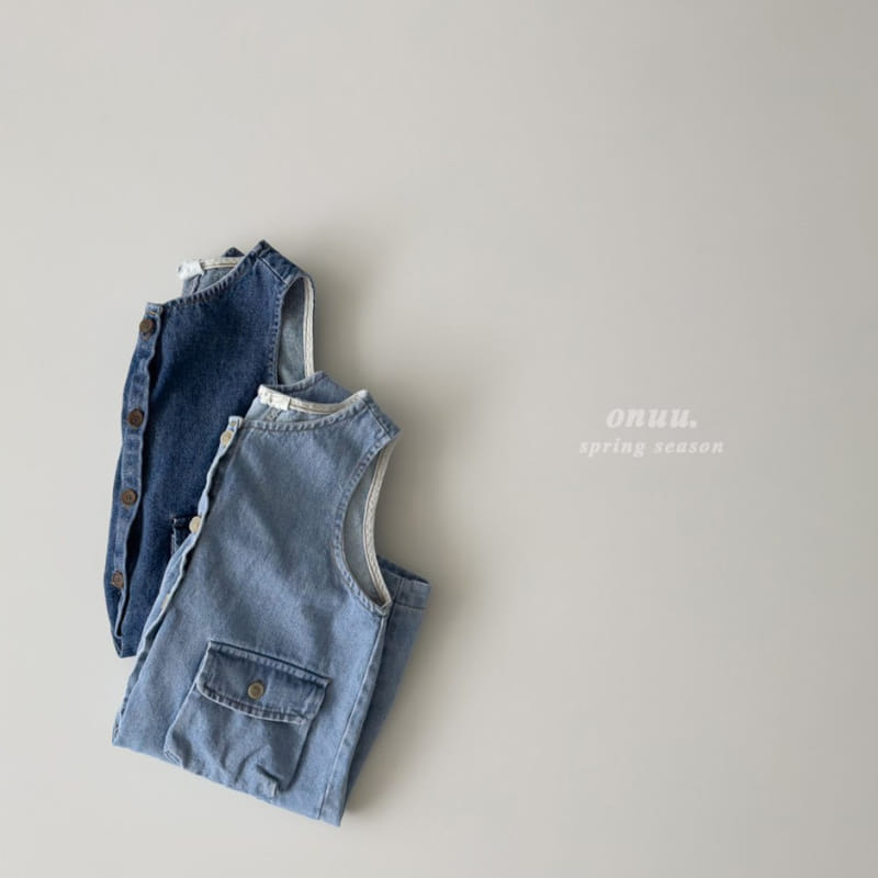 Onu - Korean Children Fashion - #discoveringself - A Denim Overalls  - 7