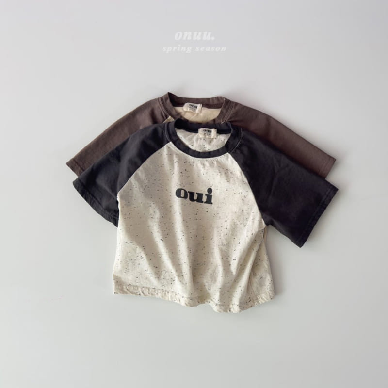 Onu - Korean Children Fashion - #discoveringself - Oui Raglan Tee - 4