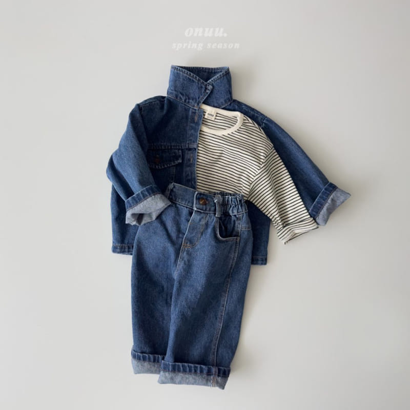 Onu - Korean Children Fashion - #kidzfashiontrend - Denim Shirt - 10
