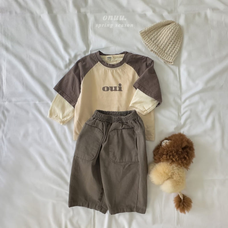 Onu - Korean Children Fashion - #minifashionista - Oui Raglan Tee - 11