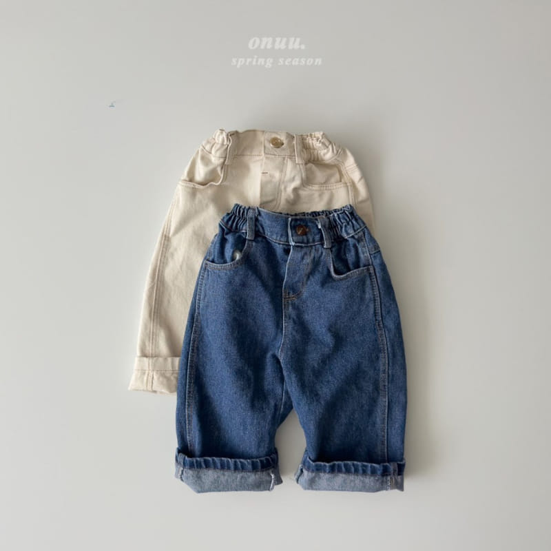 Onu - Korean Children Fashion - #prettylittlegirls - Roll Up Pants