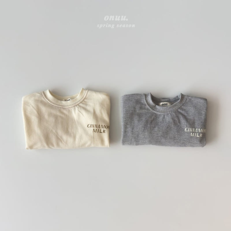 Onu - Korean Children Fashion - #toddlerclothing - Cinnamon Stitch Tee - 5