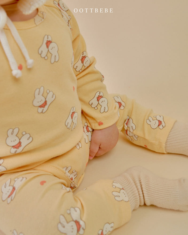 Oott Bebe - Korean Baby Fashion - #smilingbaby - Witty Body Suit Leggings Set - 4