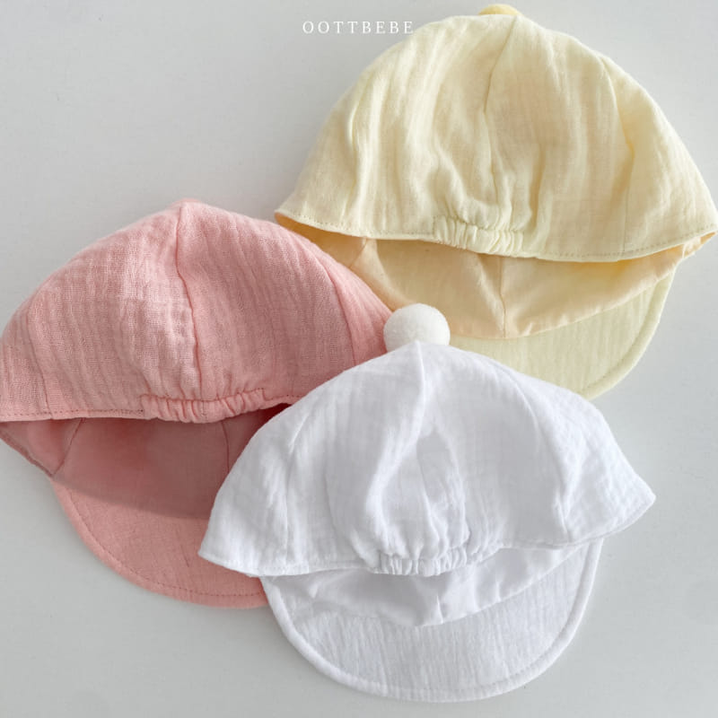 Oott Bebe - Korean Baby Fashion - #babyboutique - Bear Yoru Yamche Cap - 3